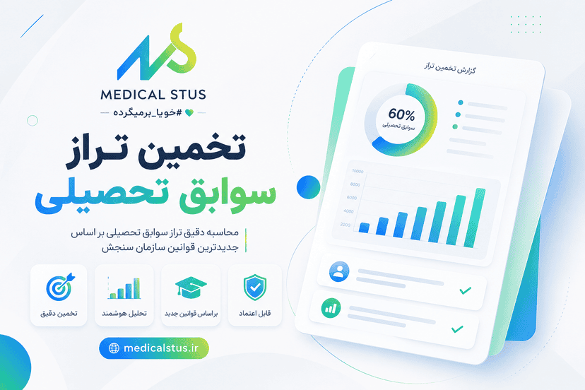ابزار تخمین تراز سوابق تحصیلی مدیکال استوز 