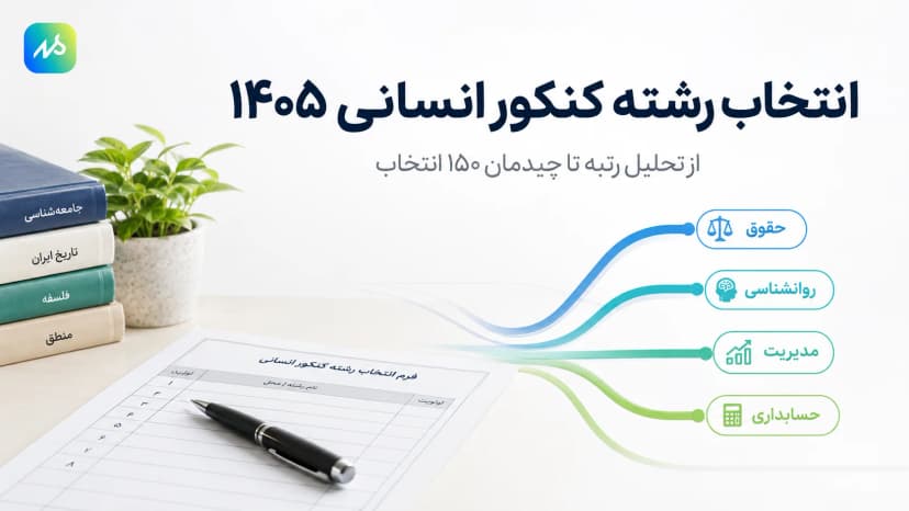 انتخاب رشته کنکور انسانی ۱۴۰۵ | راهنمای کامل و اصولی