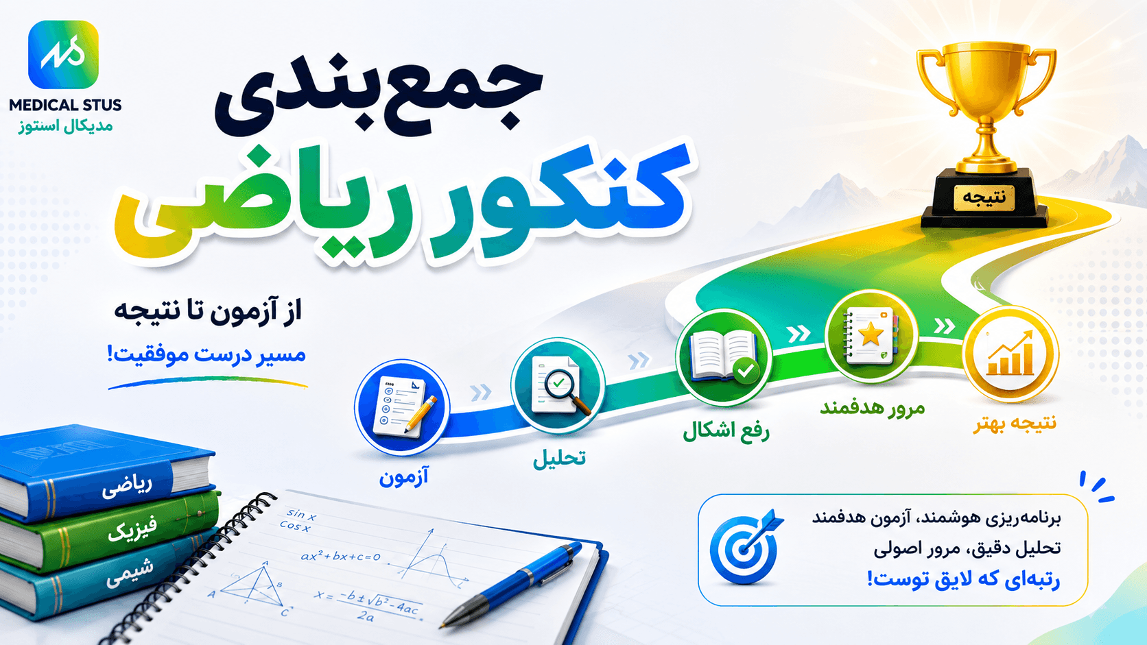 روش جمع بندی کنکور ریاضی فیزیک