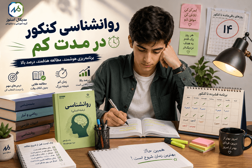 فصل های آسان، مهم و تست خیز روانشناسی کنکور انسانی