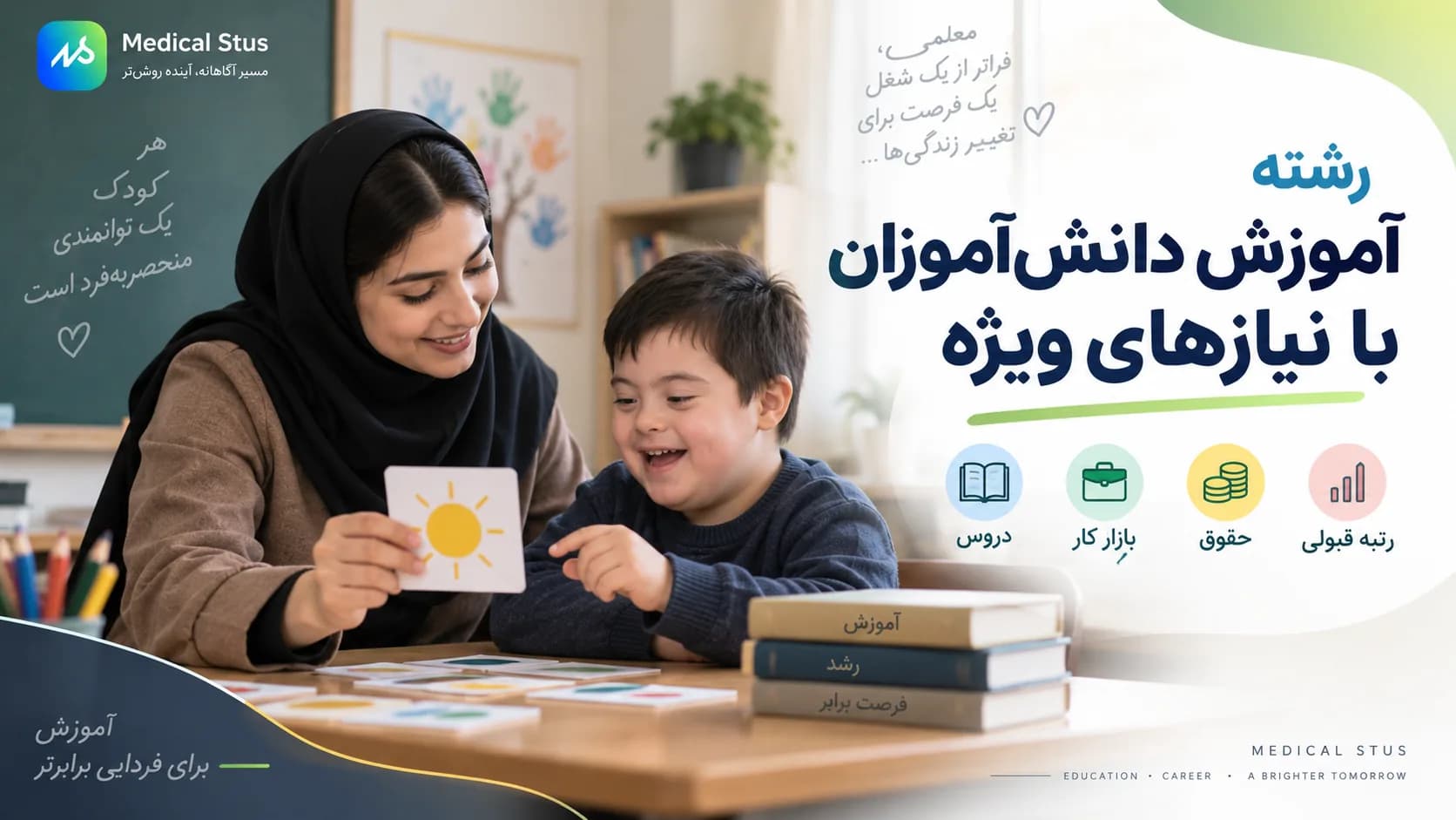 رشته آموزش کودکان با نیازهای ویژه فرهنگیان؛ دروس و قبولی