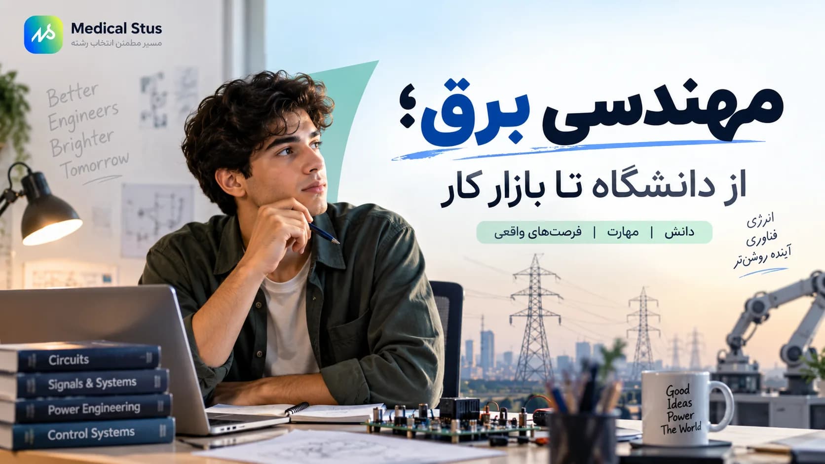 رشته مهندسی برق ( رتبه قبولی، گرایش و دروس، بازار کار ایران و مهاجرت )