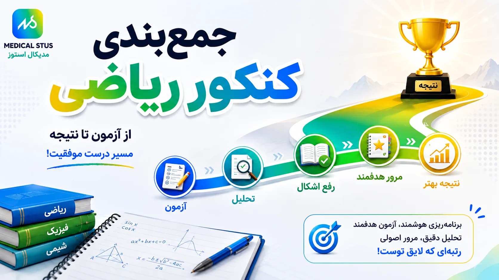 روش جمع بندی کنکور ریاضی فیزیک