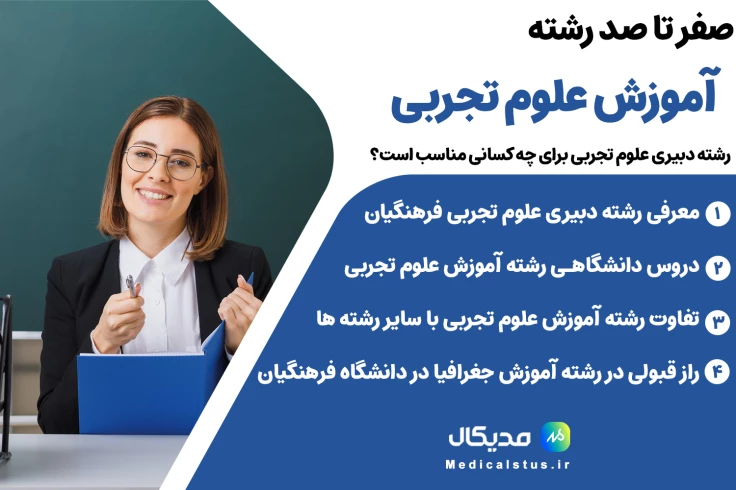 رشته آموزش علوم تجربی فرهنگیان 1404