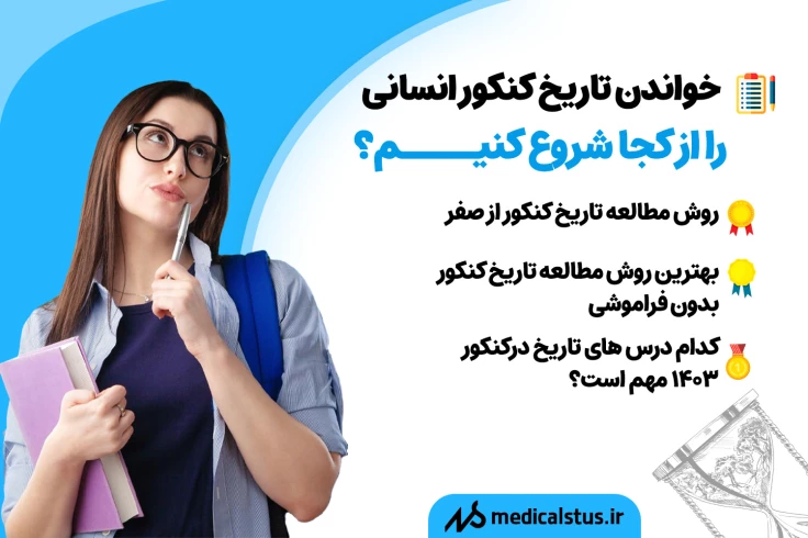 روش تست زنی و مطالعه تاریخ کنکور انسانی 1404