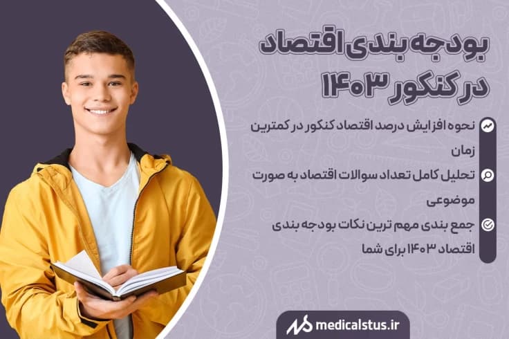 بودجه بندی اقتصاد کنکور انسانی 1404 تعداد سوالات و زمان