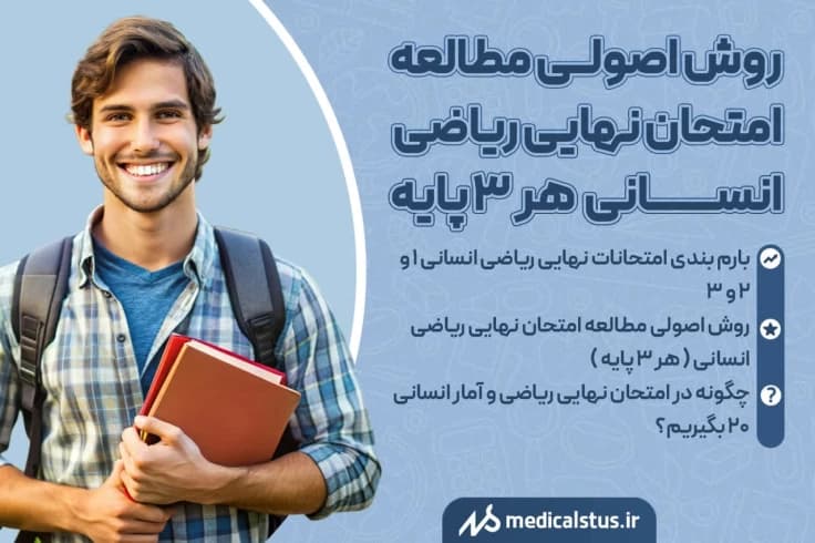 روش مطالعه ریاضی انسانی امتحان نهایی 1404 چگونه 20 شویم؟