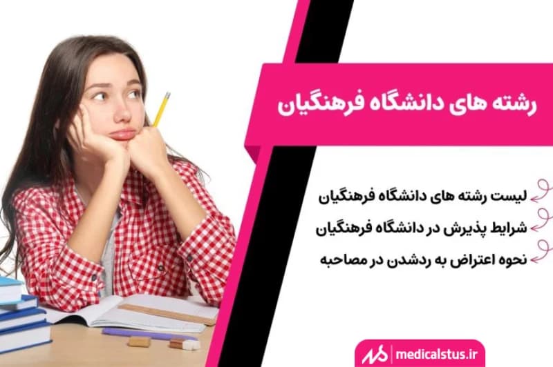 رشته های دانشگاه فرهنگیان 1404 به تفکیک 5 کنکور