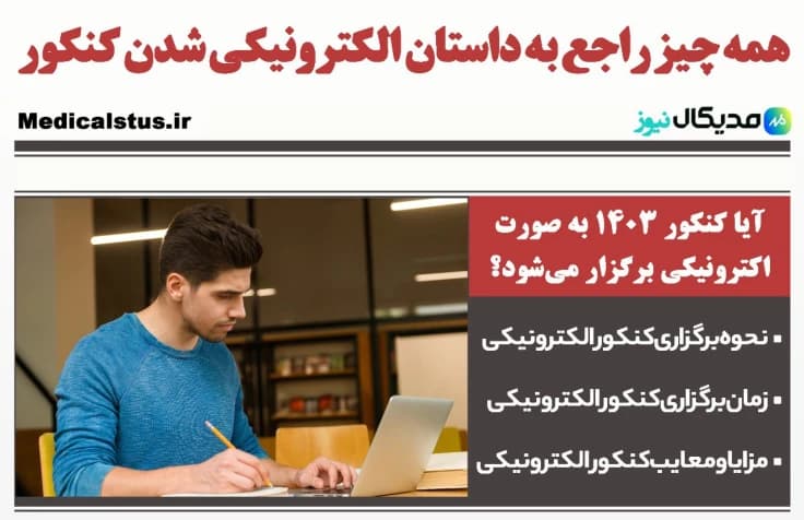 آیا کنکور 1404 الکترونیکی است؟