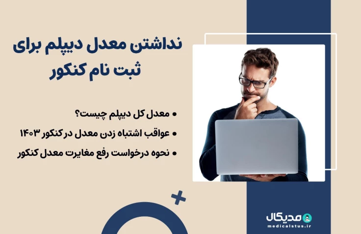 نداشتن معدل دیپلم یا اشتباه زدن معدل دیپلم در کنکور