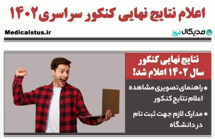 نتایج نهایی کنکور سراسری 1402 اعلام شد !!