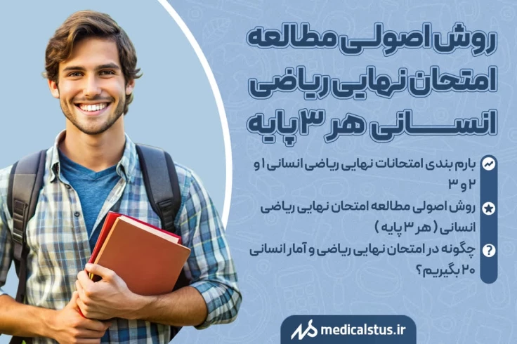 روش مطالعه ریاضی انسانی امتحان نهایی 1404 چگونه 20 شویم؟