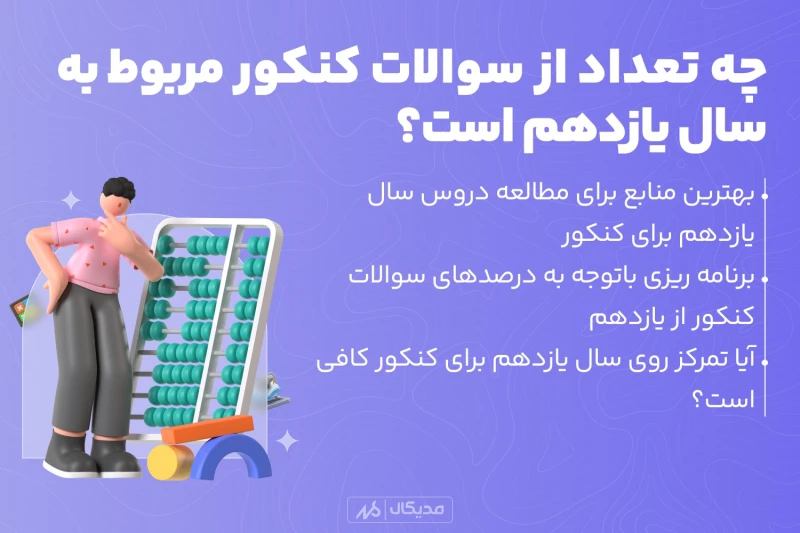 چند درصد کنکور 1404 از یازدهمه؟تاثیر یازدهم در کنکور