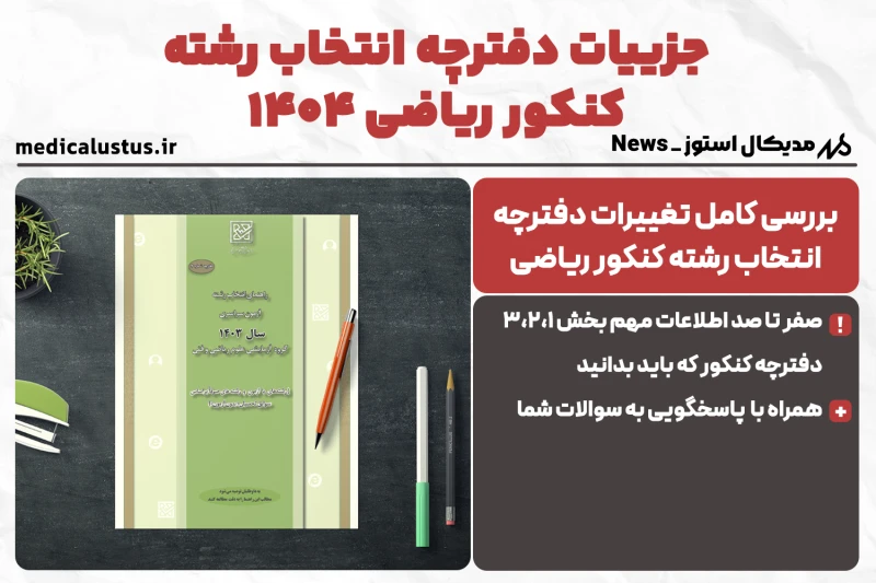دانلود دفترچه انتخاب رشته کنکور ریاضی 1404+ توضیحات مهم!