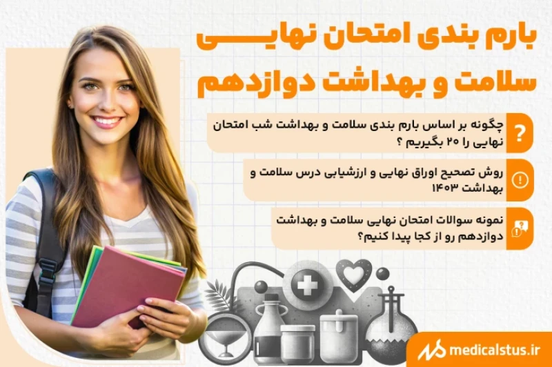بارم بندی امتحان نهایی سلامت و بهداشت دوازدهم 1404